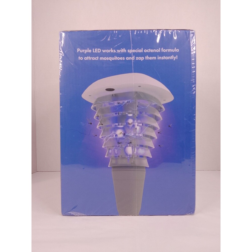 Kane + Lono Solar Bug Zapper Outdoor Pathway Light LED Mosquito Insect Killer - Picture 4 of 6